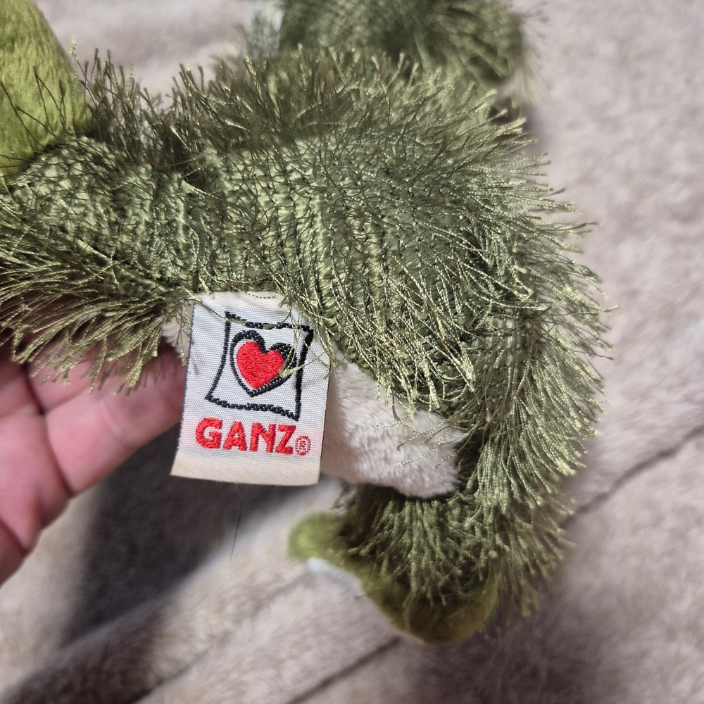 Ganz Webkinz Bullfrog Plush Green Fuzzy Stuffed Animal Toy - Picture 4 of 5